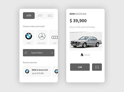 Car Interface daily ui dailyui design