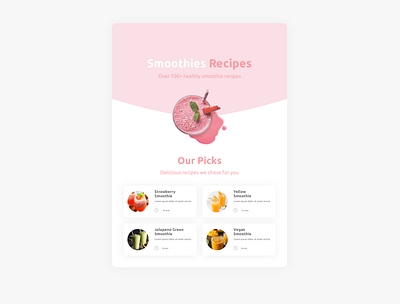 Recipe daily ui dailyui design