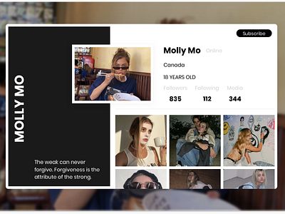 Profile DailyUi #06