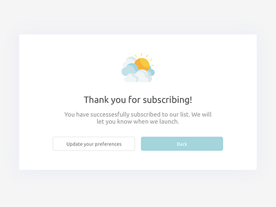 Subscribe daily ui dailyui