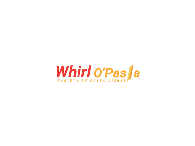 Whirl O Pasta branding colorful design illustration logo vector