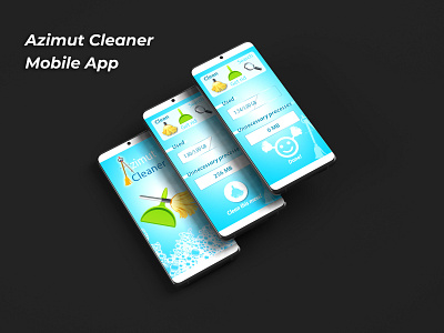 Mobile App app cleaner figma mobile photoshop smartphone ui