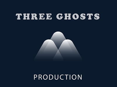 Three ghosts production 01 ghost illustrator vector