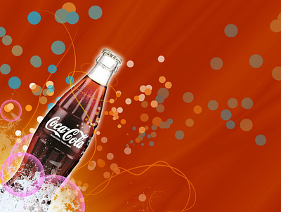 Cola coca cola commercial photoshop