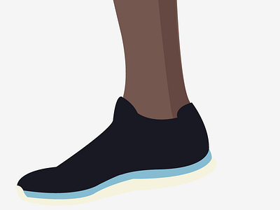 WIP Runner #2 design fitness foot health illustration jogging leeds person runner running sneaker trainer