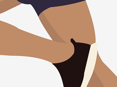 WIP Runner #6 body design drawing fit fitness flat design health illustration people person