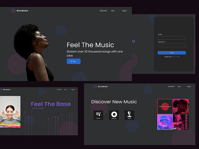 SoundWave UI design