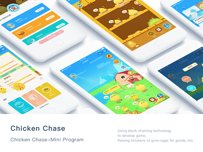 Chicken Chase-Mini Program design icon ui ux vector