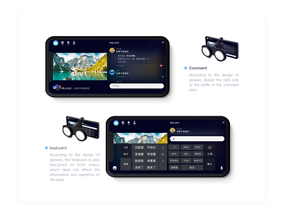 3D SCENE_Short video app design flat icon typography ui ux