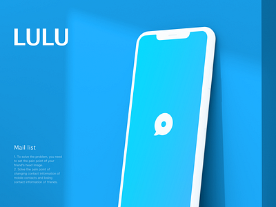 LULU_Mail list app branding design icon logo typography ui ux