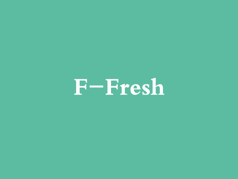 F-Fresh app design ui