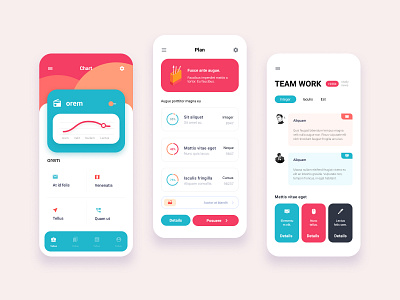 App design-Plan app coloful design flat friendly icon illustration ui ux vector