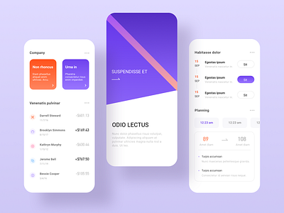 Browse thousands of Purple App UI images for design inspiration | Dribbble