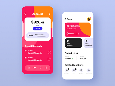 Bank savings-APP Design