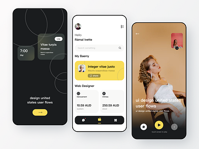 Educational Support - Mobile app app design ui ux