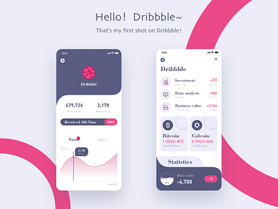 Hello，dribbble！