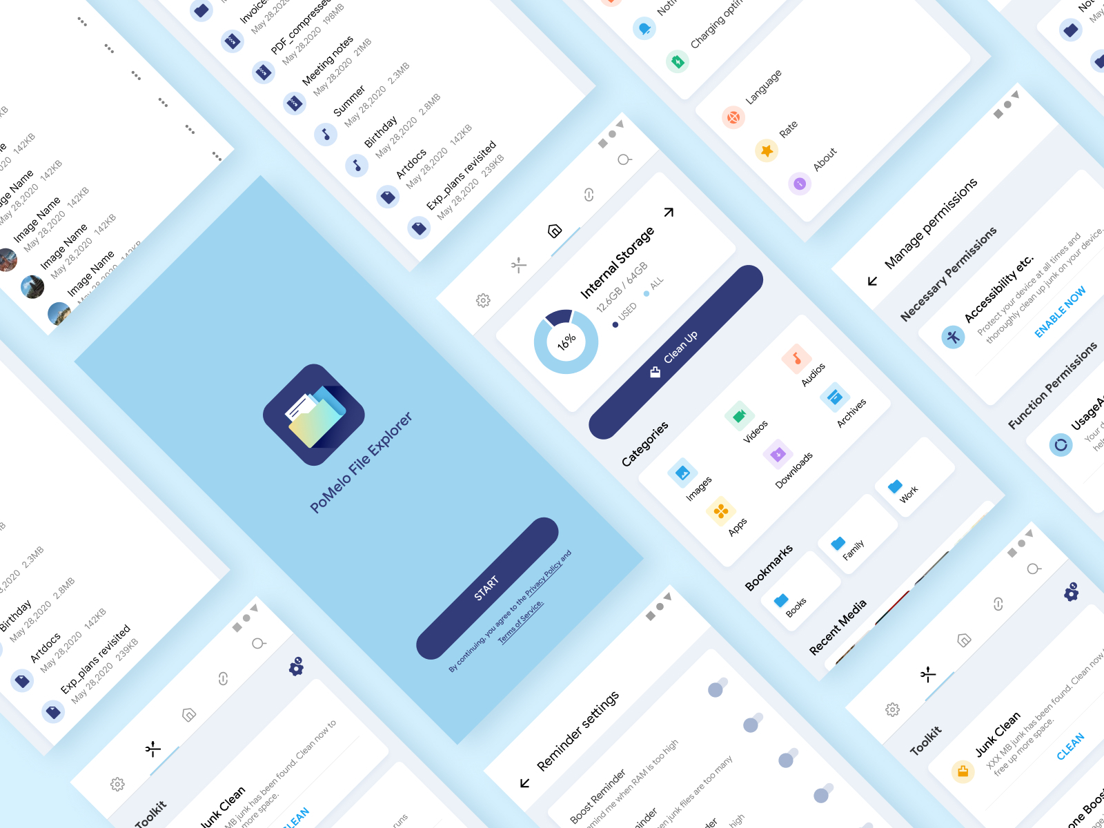 File Manager App UI Design by ZhiTian_纸田 on Dribbble