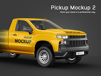 Chevrolet Silverado Pickup Mockup