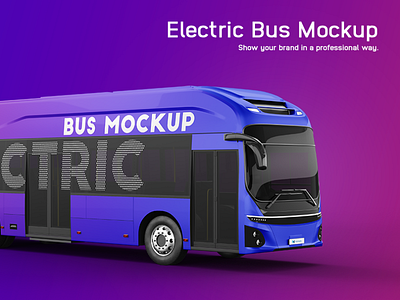 Hyundai Electric City Bus Mockup