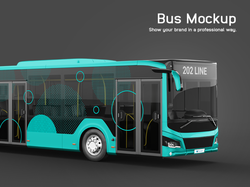 Download Man City Bus Mockup By Mockupix On Dribbble