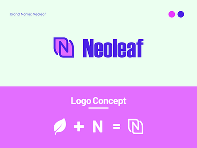 Conceptual Logo For Etheq branding branding and logo design conceptual logo coporate logo leaf logo logo minimal logo n logo design simple logo design