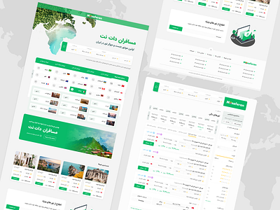 Booking website booking design iran redesign tourism travel ui website