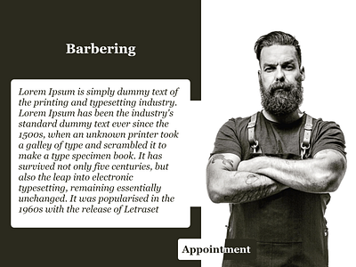 Barbering Web Design