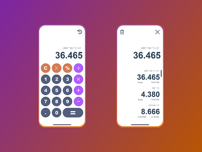 The Simple Calculator App Design app app design app designer calculator design minimal simple calculator simple logo the simple ui ux