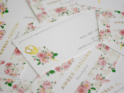 Hairstylist Business Cards By Amanda Lee Krueger On Dribbble