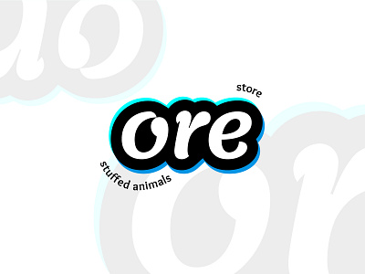 Stuffed Animals Store Logo art branding design graphic design logo type vector