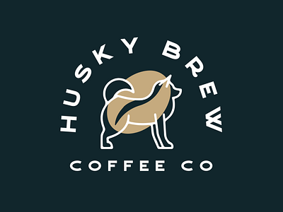 Husky Brew Coffee Co Logo