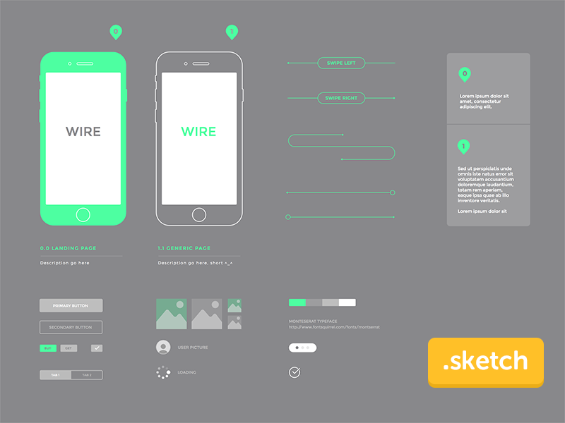 40 Free Web & App Wireframes