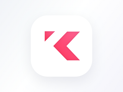 Kastr Icon- Light app icon ios k light logo minimal negative
