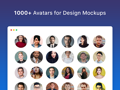 UI Faces by Mighty Alex on Dribbble