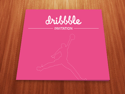 Invitation draft dribbble giveaway invitation invite prospect