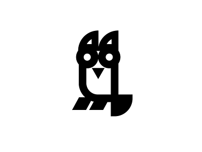 Owl bird design illustration logo minimal minimalist owl