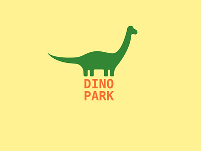 Daily Logo Challenge #35 branding daily logo challenge dino dino park dinosaur dinosaur amusement park flatdesign logo