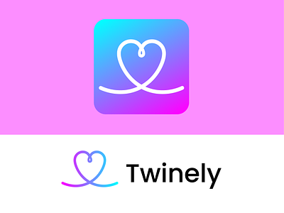 Daily Logo Challenge #41 branding daily logo challenge dating app logo twine twinely