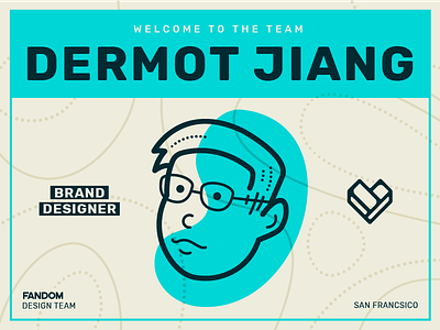 Welcome Dermot Jiang! avatar brand design fandom illustration pop culture