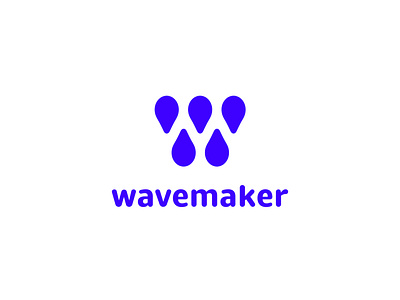 Wavemaker Program 2d brand and identity brand design brand identity design brand logo design branding graphic design graphicdesign logo logo design logodesign