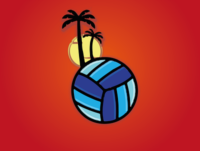 beach4 beach design illustration vector