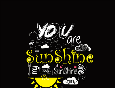 You are my sunshine design illustration sun sunshine