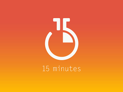 15 minutes identity 15 app logo personal project timer