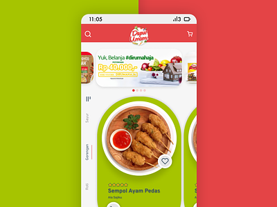 Rework Dapur Umami Mobile App app design figma figmadesign flat minimal mobile trending ui uidesign uiinspirations