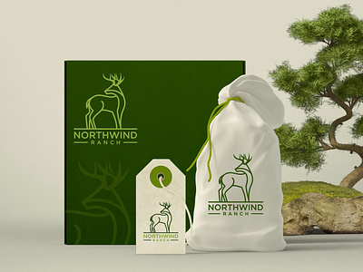 Northwind Logo Design deer logo farm logo design professional logo design