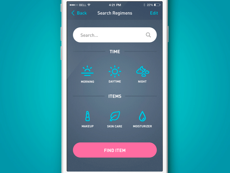 Skin Care - Mobile App