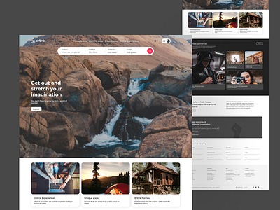 Revamp of Airbnb Landing Page airbnb airbnbclone figma figmadesign landing page revamp web design