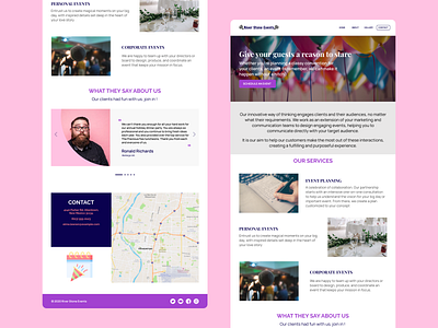 Web Design for Event Management