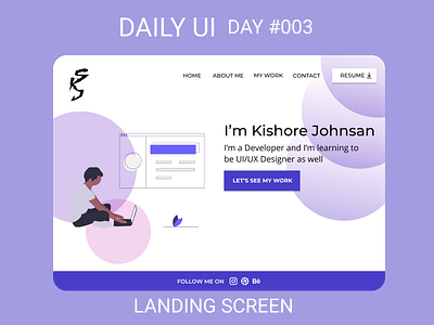 Daily UI #003 - Landing Page