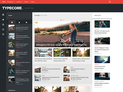 Typecore WordPress Theme blog free magazine responsive wordpress wordpress theme